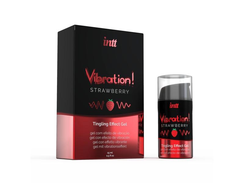 Жидкий вибратор Intt Vibration Strawberry
