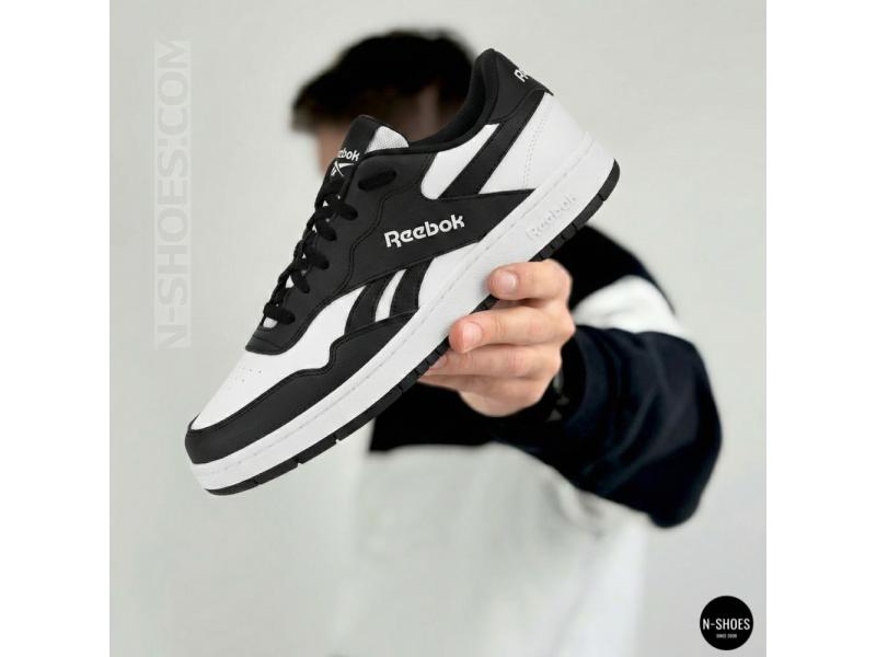 Чоловічі шкіряні кросівки Reebok BB 1000 100211081 6097 чорно-білі